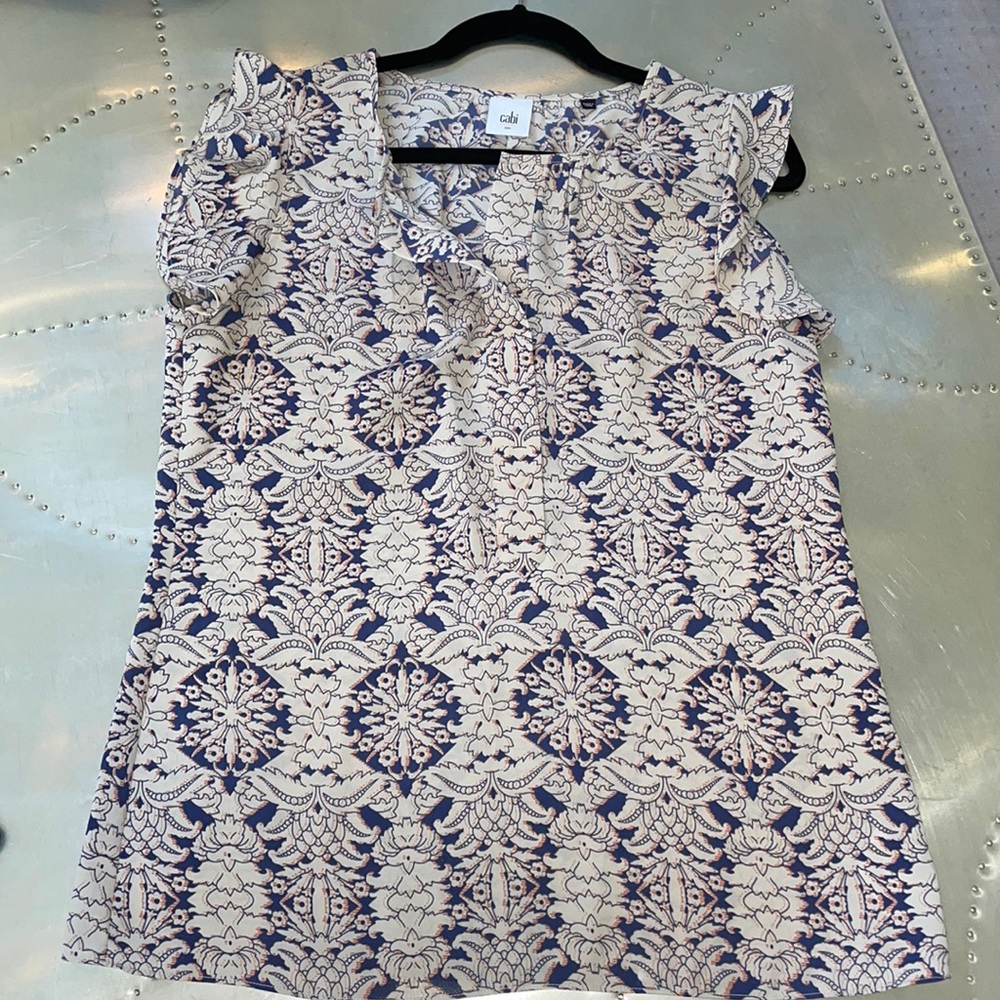 Cabi 3074 flutter sleeve , S